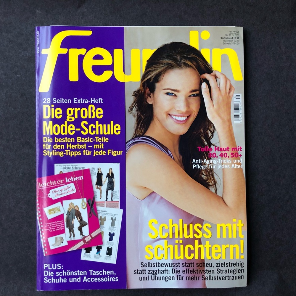 FREUNDIN German Fashion Magazine issue 20, 2007 LN